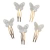 PEINAS MARIPOSAS PERLADAS