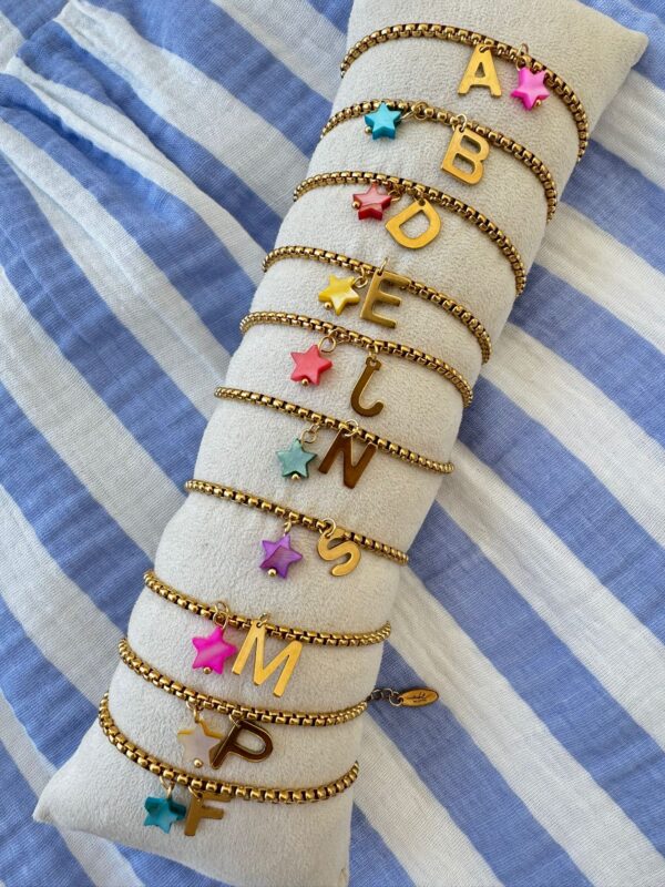 PULSERA INICIAL ESTRELLA - Imagen 2