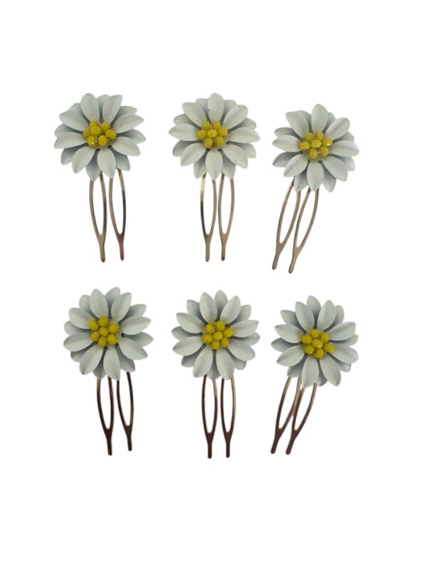 PEINAS MARGARITAS BLANCAS