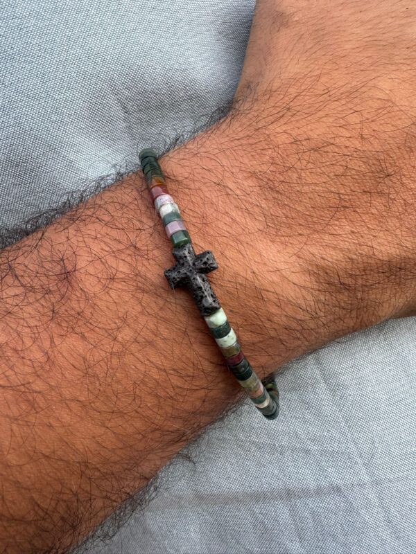 PULSERA CRUZ LAVA