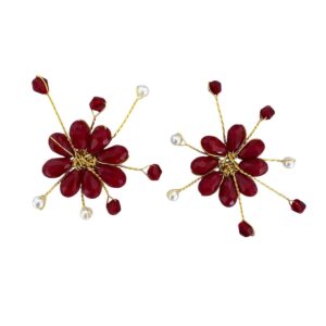 PENDIENTES LIA ROJOS