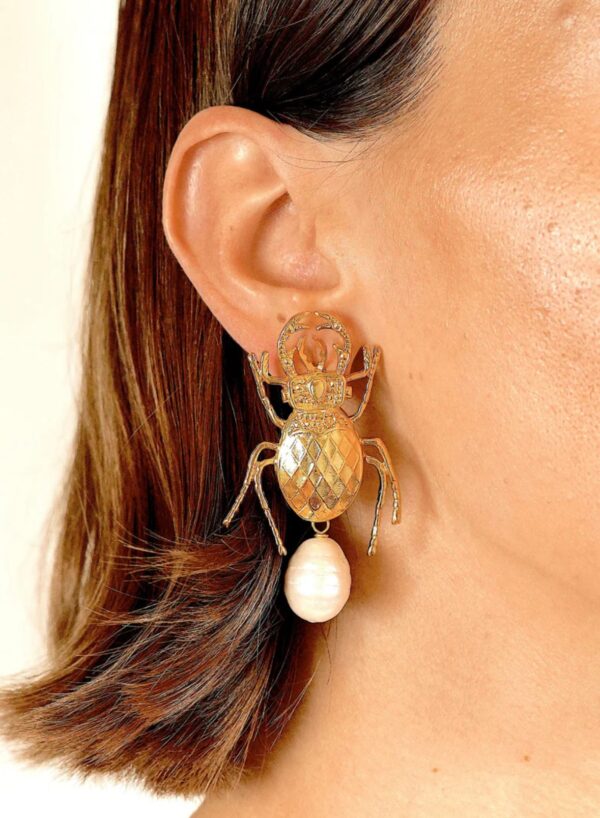 PENDIENTES ESCARABAJOS - Imagen 3