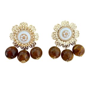 PENDIENTES CAMILA MARRÓN